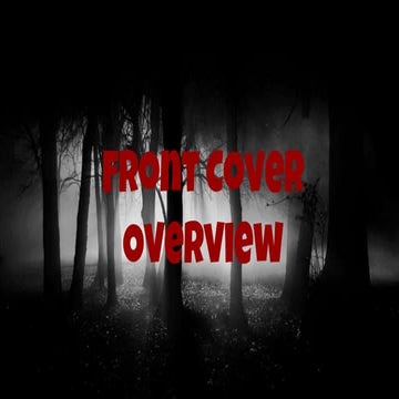 Front cover overview