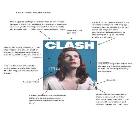 Front cover page analysis