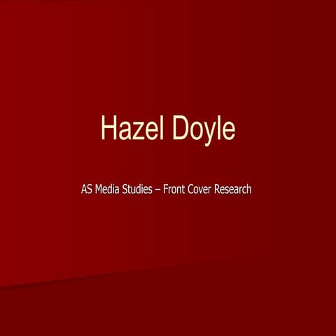 Front Cover Research