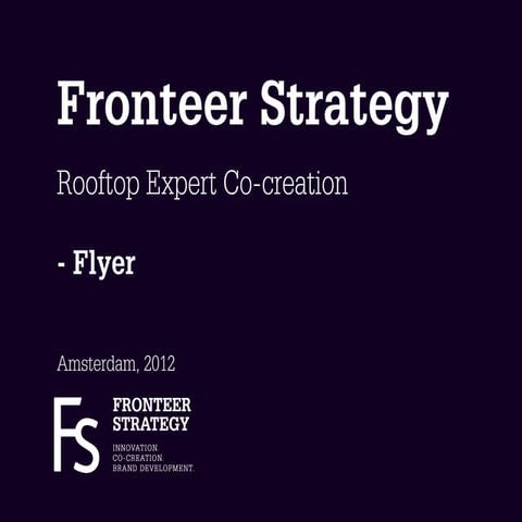 Fronteer Strategy Rooftop Flyer 2012