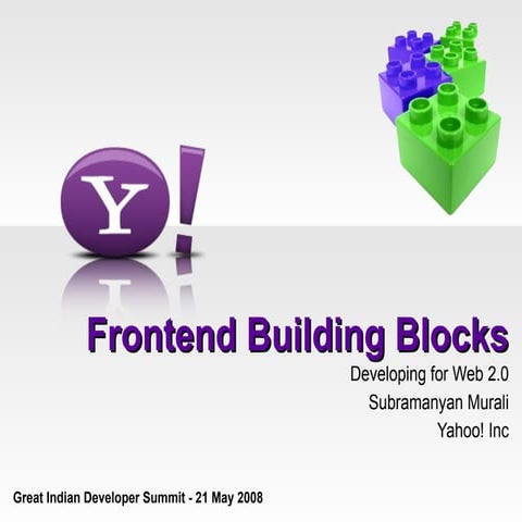 Yahoo! Frontend Building Blocks