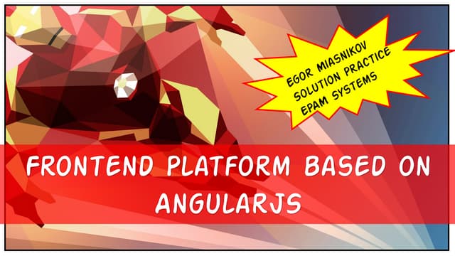 FrontEnd platform based on AngularJS