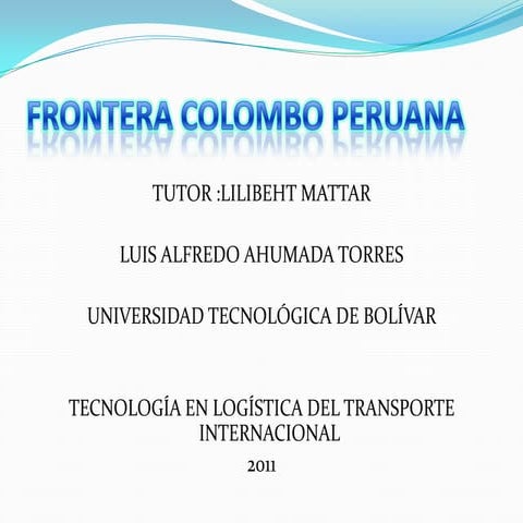 Frontera colombo peruana