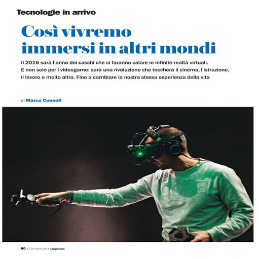 Frontiers su espresso del 17 12-2015