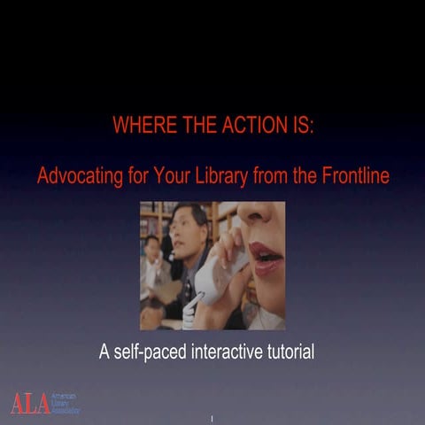 Frontline Advocacy for Libraries