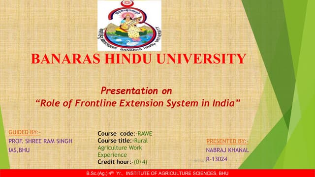 Extension system in India | PPTX