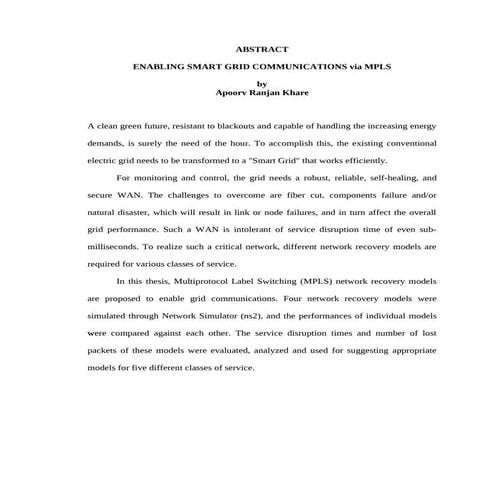 Front Matter Smart Grid Communications