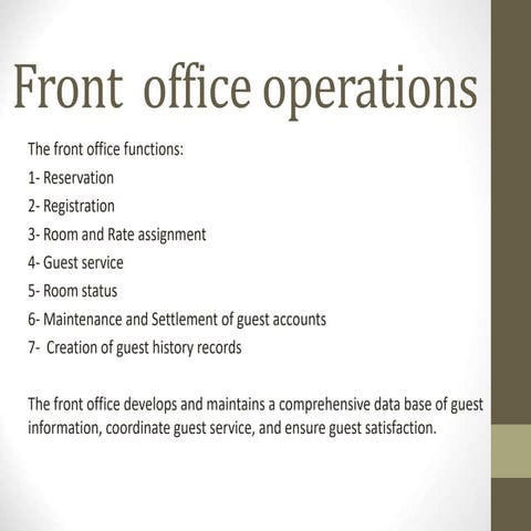 Front  office operations presentation 1.ppt