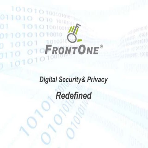 FrontOne our new and different solutions