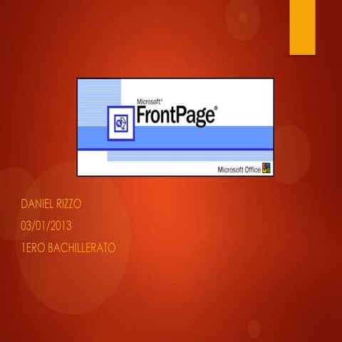 Microsoft front page | PPTX