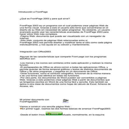 Microsoft frontpage | PPTX