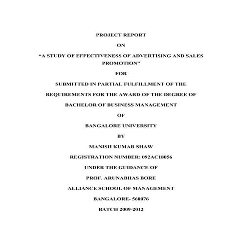 effectiveness of advertising and sales promotion of pepsi