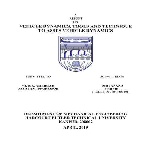 Front of V D report pdf