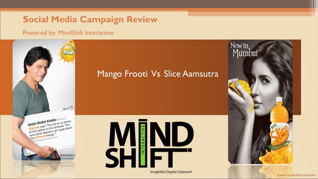 Mango Frooti V/S Slice Aamasutra [Report]