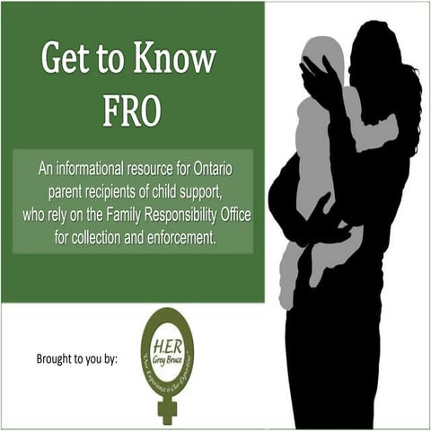 'Get to Know FRO' Informational Guide for Ontario Child Support ...