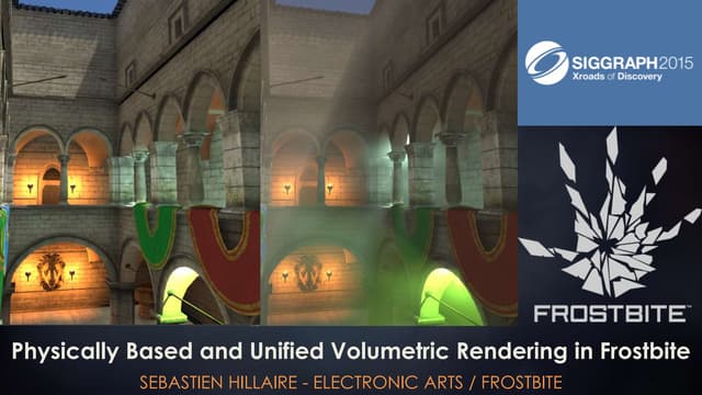 Physically Based and Unified Volumetric Rendering in Frostbite
