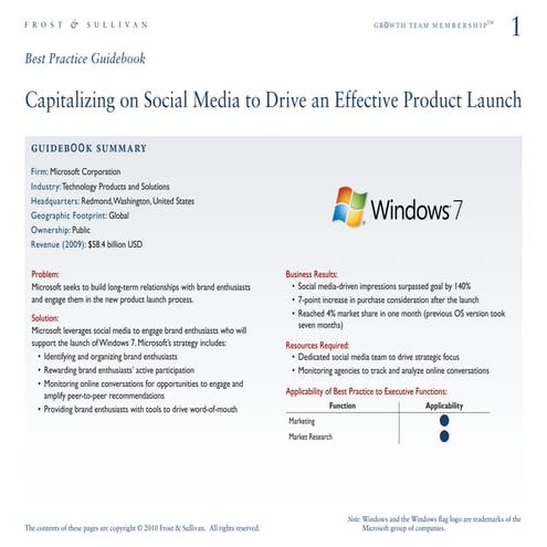 Frost sullivan windows case study final 12.20.10
