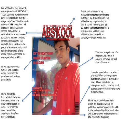 Front cover analysis