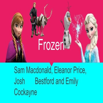 Frozen marketing