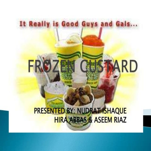 Frozen custard