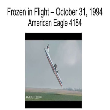 Frozen in flight – october 31, 1994