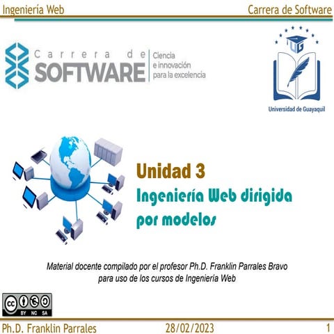 IW Unidad 3: Ingeniería Web dirigida por modelos