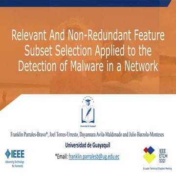 Presentacion del congreso ETCM del 2021 en Cuenca