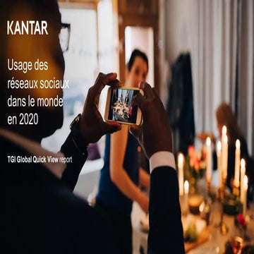 TGI Global Quick View Report : Usage des réseaux sociaux dans le monde en 2020