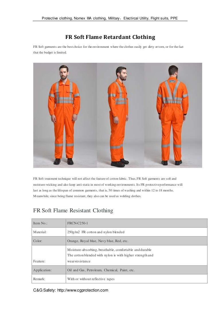 Fr soft flame retardant clothing