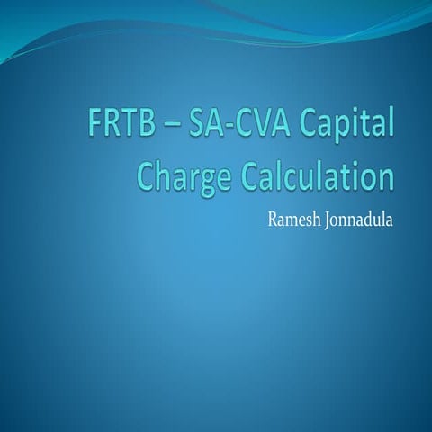 FRTB CVA Capital Charge