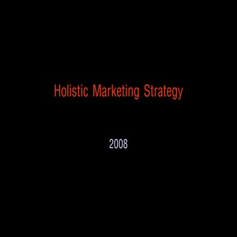 ISC Marketing - Example of Holistic Marketing Strategy