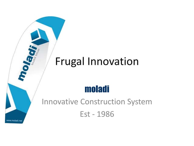 Frugal Innovation - Construction