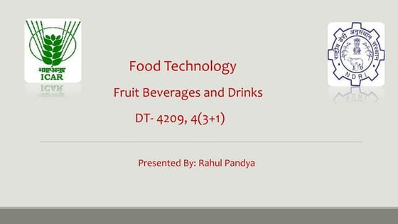 Production process of jam 1 | PPT