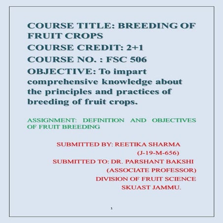 Fruit breeding 656