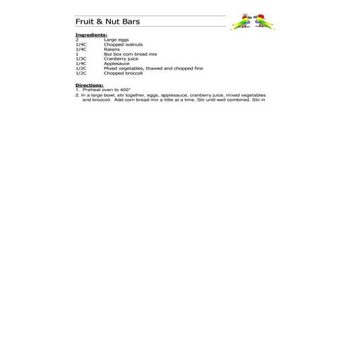 Fruit & nut bars | PDF