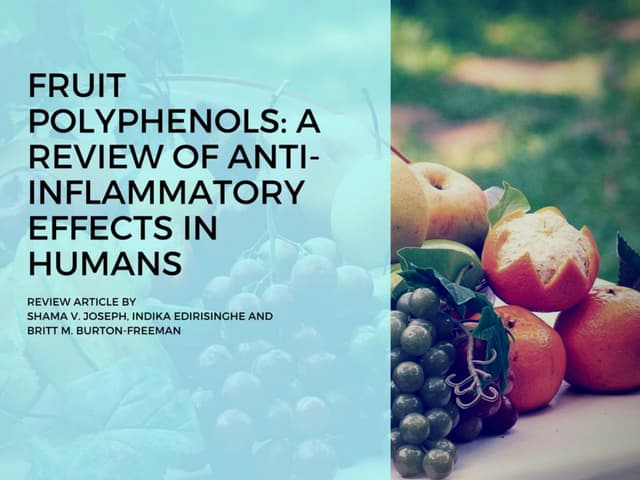 Fruit polyphenols | PDF
