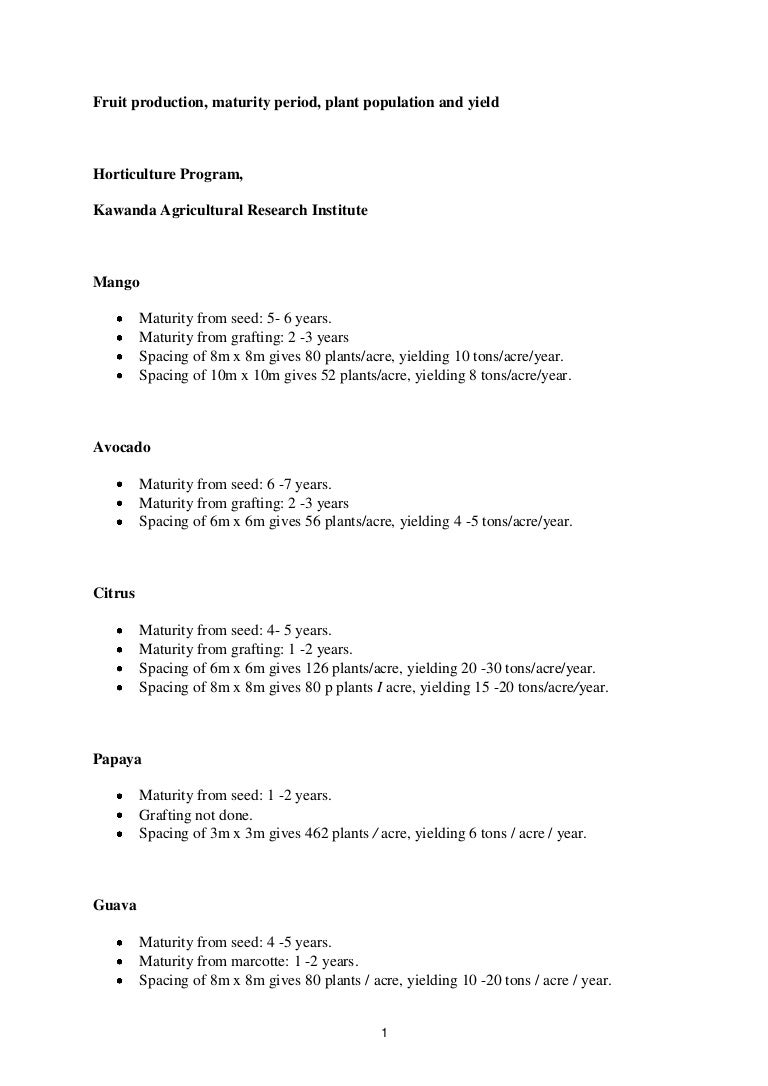 Fruit production guidelines 3pgs