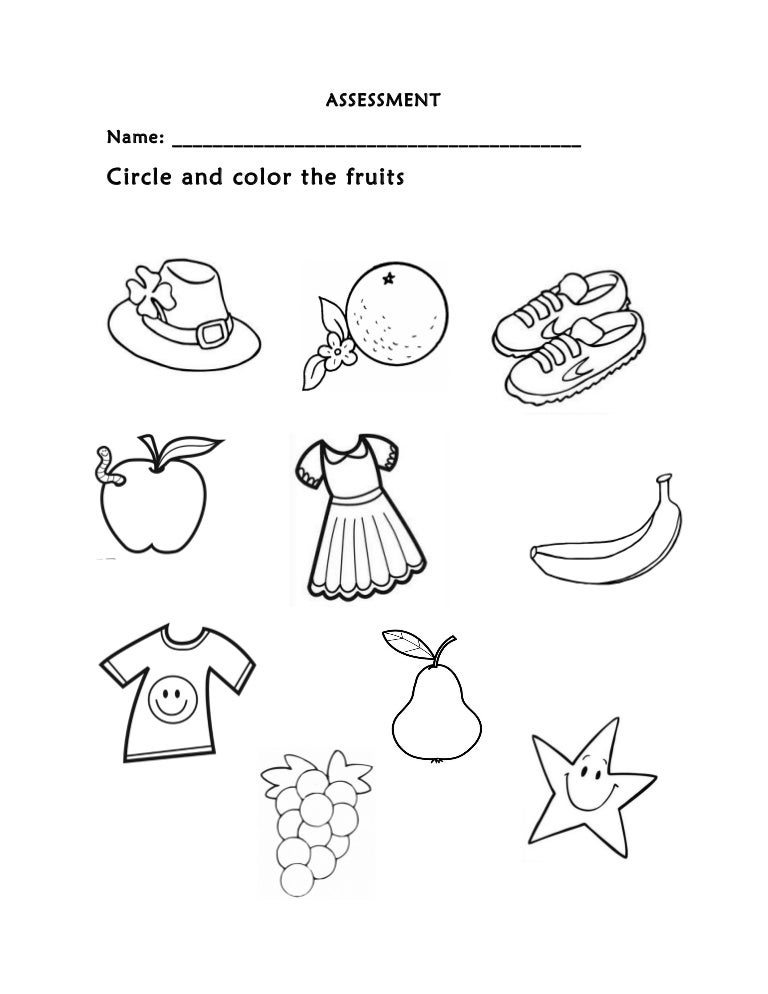 Fruits worksheet (1)