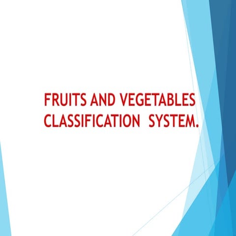 FRUITS AND VEGETABLEFRUITS AND VEGETABLE