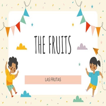 Fruits - frutas en ingles 2°