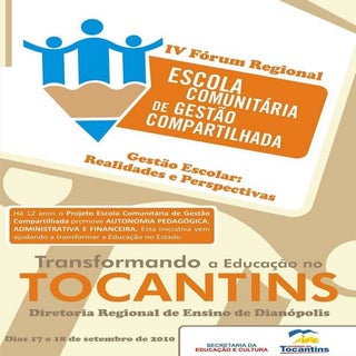 IV Forun Regional de Gestão Compart...