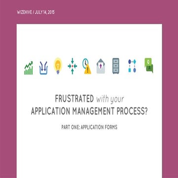 Scholarship management 102: All about the workflow slides | PPTX