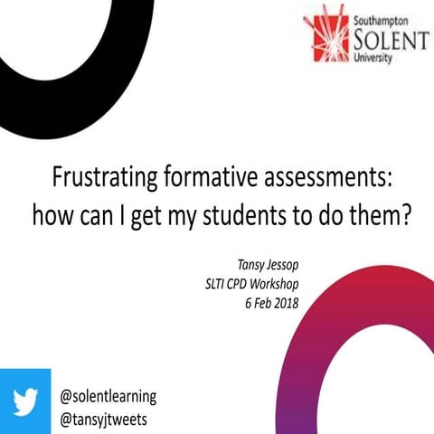 Frustrating formative