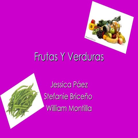Frutas y verduras | PPT