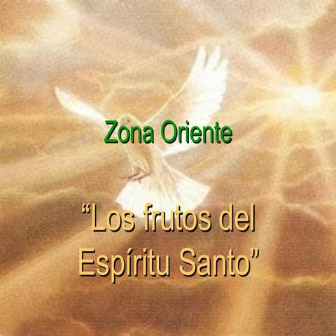 Frutos Del Espiritu Santo