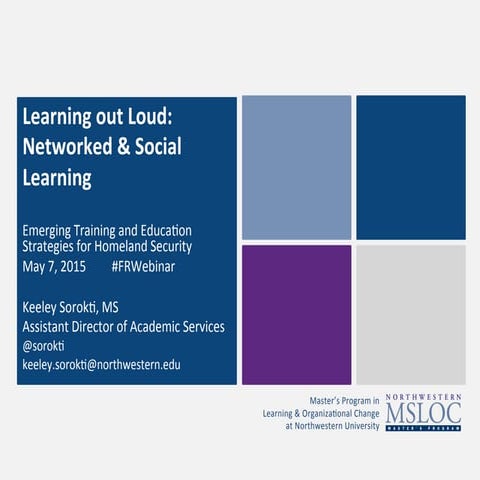 Learning out Loud: Networked & Social Learning