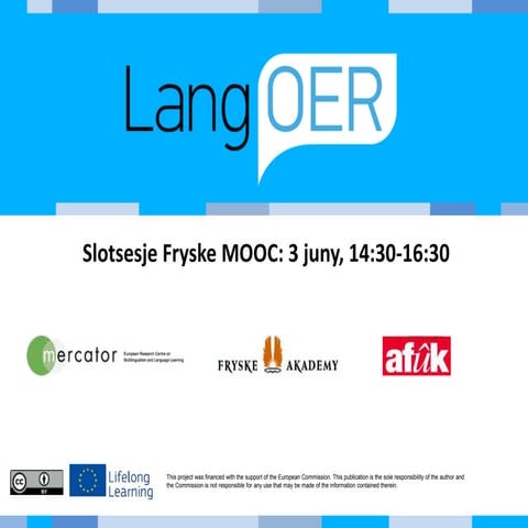 Slotsesje Fryske MOOC