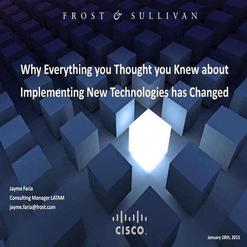 F&S Presentation Whitepaper Cisco Services