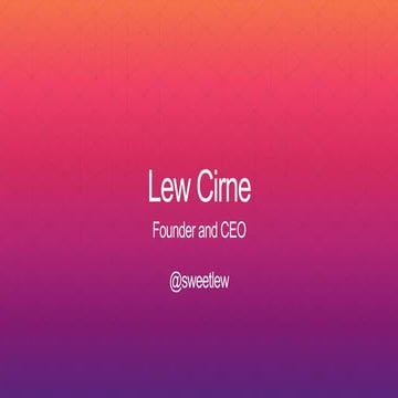 Lew Cirne, FS16 Keynote [FutureStack16] 