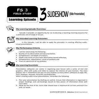 Field Study 3 Episode 3